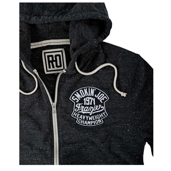 Roots Of Fight Smokin Joe Frazier Zipup Hoodie NWT 2XL Fight Of The Century - Picture 2 of 5